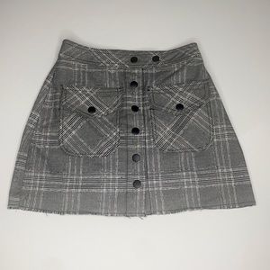 Urban Outfitters Plaid mini skirt